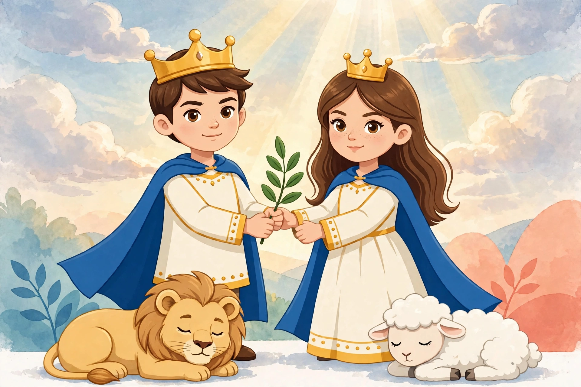 El Principito y la Princesita de Paz a los 12 años